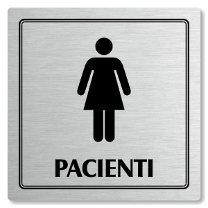Piktogram WC ženy pacienti